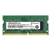 TRANSCEND SODIMM DDR4 4GB 2666MHz 1Rx8 512Mx8 CL19 1.2V