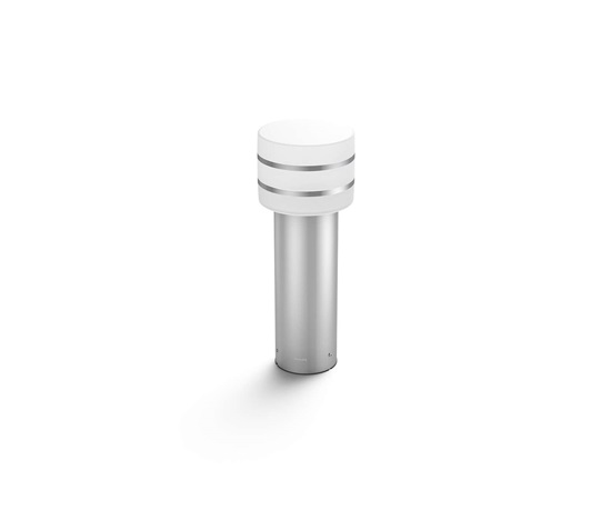 PHILIPS Tuar Venkovní stojan, Hue White, 230V, 1x9.5W E27, Nerezová (1740547P0)