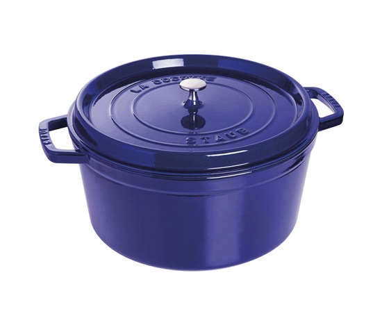 Staub La Cocotte litinový kulatý hrnec, 8.35 l, modrá