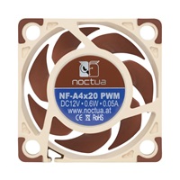 NOCTUA Ventilátor NF-A4x20-PWM, 40mm, hnědá