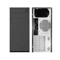 CHIEFTEC skříň Elox Series HC-10B, Miditower, USB 3.0, Black with Hair brush design front panel, bez zdroje