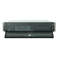 CHIEFTEC skříň Rackmount 2U UNC-210, mATX, half height PCI slots, Black, zdroj PSF-400B (400W)