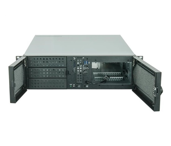 CHIEFTEC skříň Rackmount 3U ATX/mATX, UNC-310A-B, zdroj BDF-600S (600W)