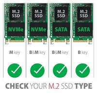 AXAGON PCEM2-D, PCIe x4 - M.2 NVMe M-key + SATA B-key slot adaptér, vč. LP