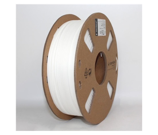 GEMBIRD Tisková struna (filament) PLA PLUS, 1,75mm, 1kg, bílá