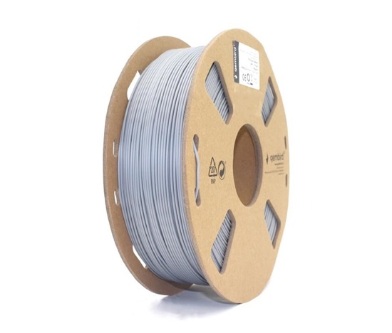 GEMBIRD Tisková struna (filament) PLA PLUS, 1,75mm, 1kg, šedá