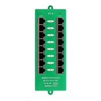 POE injektor aktivní - 8x 1Gb/s, stíněný, svorkovnice, 802.3af/at