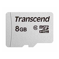 TRANSCEND MicroSDHC karta 8GB 300S, Class 10, bez adaptéru
