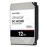 Western Digital Ultrastar® HDD 12TB (HUH721212ALE600) DC HC520 3.5in 26.1MM 256MB 7200RPM SATA 512E ISE P3