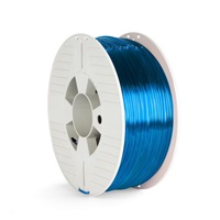 VERBATIM 3D Printer Filament PET-G 2.85mm, 123m, 1kg blue transparent