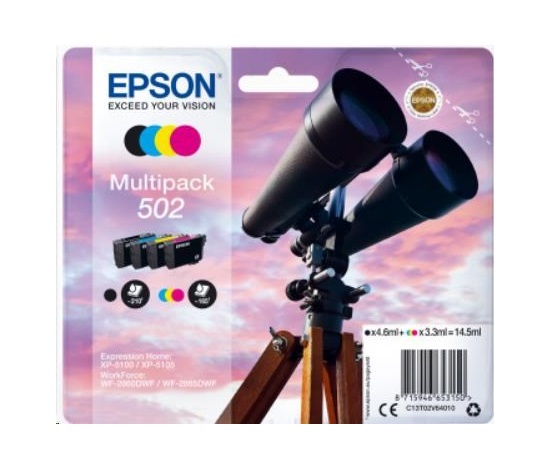 EPSON ink Multipack "Dalekohled" 4-colours 502 Ink