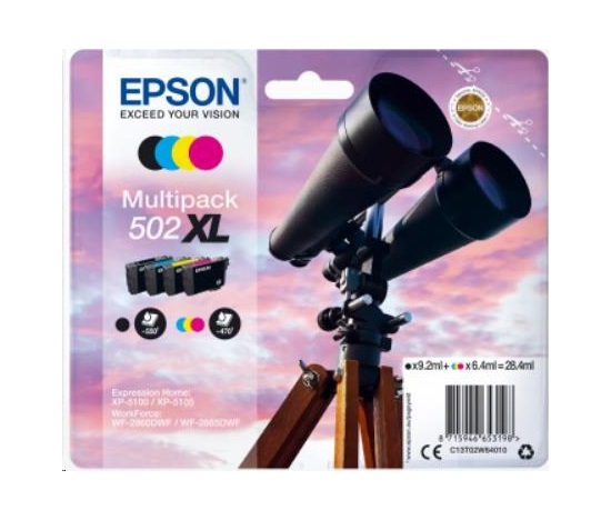 EPSON ink Multipack "Dalekohled" 4-colours 502XL Ink