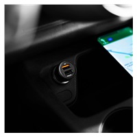 AXAGON PWC-QC5, QUICK a SMART nabíječka do auta, 2x port QC3.0/AFC/FCP + 5V-2.6A, 31.5W