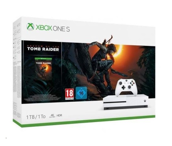 XBOX ONE S 1TB + Shadow of the Tomb Raider