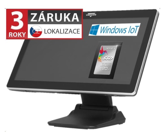 Virtuos AerPOS PP-8632CV, 22", 8GB, 120GB SSD, Win 10 IoT, kapacitní, bezrámečkový