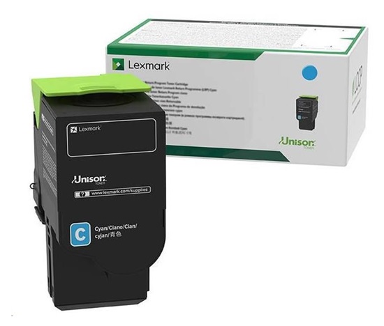 Lexmark azurový Extra High cap. toner C242XC0 Return program pro pro C2425x,C2535x,MC2425x,MC2535x,MC2640x - 3500 str