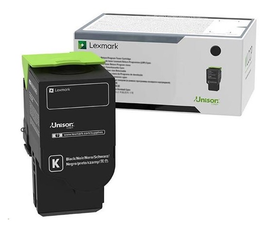 Lexmark černý Ultra high capacity toner C250U10 pro C2535dw, MC2535adwe a MC2640adwe - 8 000 str