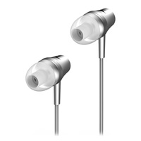 GENIUS sluchátka s mikrofonem HS-M360, stříbrná