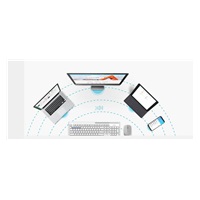 RAPOO myš 7200M Multi-mode bezdrátová, šedá