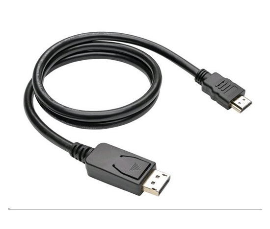 C-TECH kabel DisplayPort/HDMI, 2m, černý