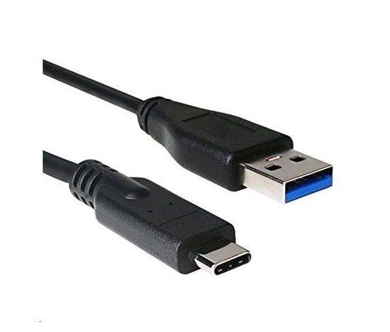 C-TECH kabel USB 3.0 AM na USB-C kabel (AM/CM), 1m, černý