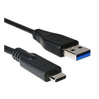 C-TECH kabel USB 3.0 AM na USB-C kabel (AM/CM), 2m, černý