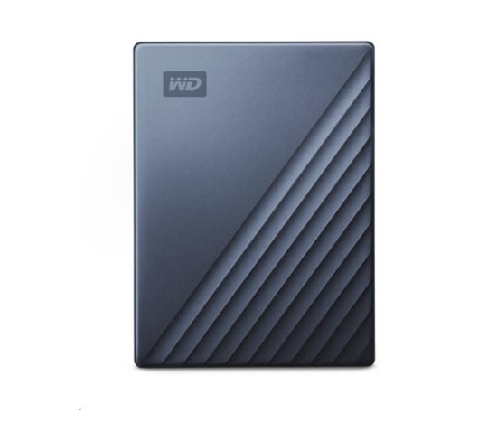 WD My Passport Ultra 4TB, Externí HDD, USB-C 3.0, modrá