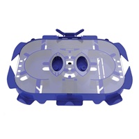 Optická kazeta OPTRONICS s hřebínky až pro 24 svarů, transparentní víčko, 2 výklopné držáky