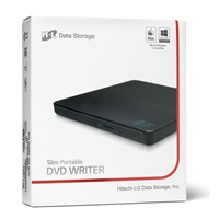 HITACHI LG - externí mechanika DVD-W/CD-RW/DVD±R/±RW/RAM GP60NB60, Slim, Black, box+SW