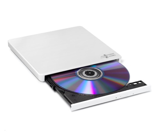 HITACHI LG - externí mechanika DVD-W/CD-RW/DVD±R/±RW/RAM GP60NW60, Slim, White, box+SW