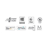 HITACHI LG - externí mechanika DVD-W/CD-RW/DVD±R/±RW/RAM GP60NS60, Slim, Silver, box+SW