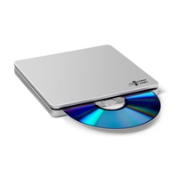 HITACHI LG - externí mechanika DVD-W/CD-RW/DVD±R/±RW/RAM/M-DISC GP70NS50, Blade Ultra Slim, Silver, box+SW