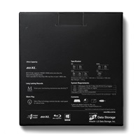 HITACHI LG - externí mechanika BD-W/CD-RW/DVD±R/±RW/RAM/M-DISC BP55EB40, Black, box+SW