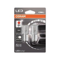 OSRAM autožárovka "P21/5W" LEDriving® Standard 12V 2/0,4W BAY15d červená (Blistr 2ks)