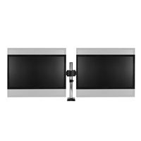 Arctic Z1 je flexibilní držák monitoru s dvěma rameny a USB hubem navržen tak, aby mohla být maximálně využita plocha pracovního stolu a LCD monitory nepřekážely. Ramena lze natáčet ve třech úrovních a rozsahu 360 stupňů pro dosažení maximální ergonomie.<br><br>LCD rozměr obrazovky: 13 - 27"<br>VESA: 75 / 100<br>Nosnost: 10kg x 2<br>Naklápění: +- 15 stupňů<br>Naklonění: 360 stupňů<br>Rotace: 360 stupňů<br>Výška stojanu: 410mm<br>Nastavitelnost: 113 - 413mm<br>Barva: černá<br>Rozměry(balení): 550x241x86 mm<br>Hmotnost: 4.60 kg