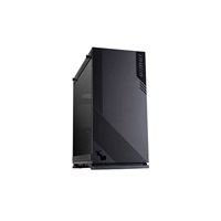 IN WIN skříň 103 Black, Midi Tower, průhledný bok, bez zdroje