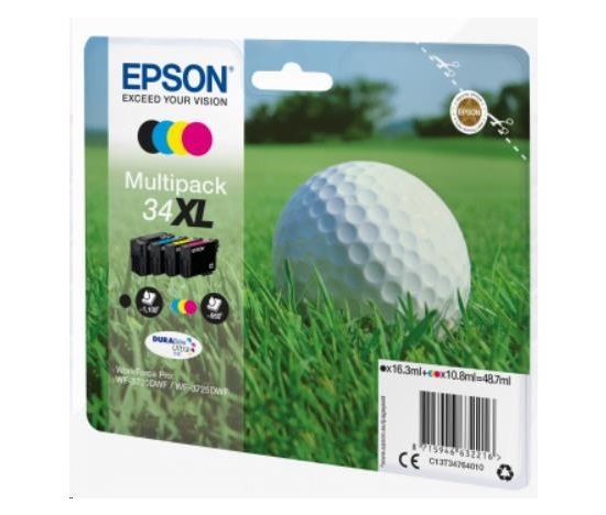 EPSON ink Multipack 4-colours "Golf" 34XL DURABrite Ultra Ink