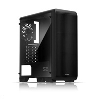 case Zalman miditower S2, ATX/mATX/Mini-ITX, bez zdroje, USB3.0, černá