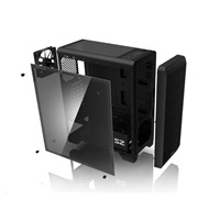 case Zalman miditower S2, ATX/mATX/Mini-ITX, bez zdroje, USB3.0, černá