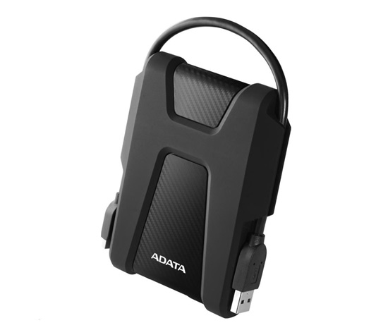 ADATA Externí HDD 1TB 2,5" USB 3.1 AHD680, černý (gumový, nárazu odolný)