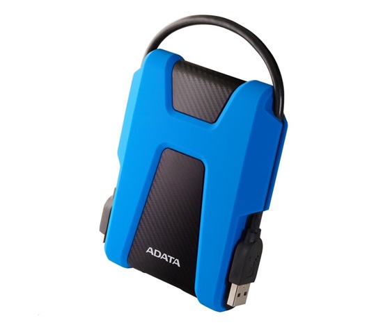 ADATA Externí HDD 1TB 2,5" USB 3.1 AHD680, modrý (gumový, nárazu odolný)