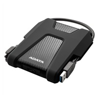 ADATA Externí HDD 2TB 2,5" USB 3.1 AHD680, černý (gumový, nárazu odolný)