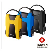 ADATA Externí HDD 2TB 2,5" USB 3.1 AHD680, černý (gumový, nárazu odolný)