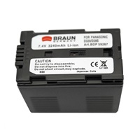Braun akumulátor PANASONIC D320, D28, 3240mAh