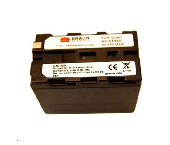 Braun akumulátor SONY NP-F930, F950, F960, 7800 mAh