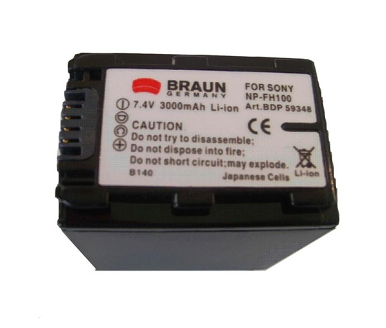 Braun akumulátor SONY NP-FH90, FH100, 3000mAh