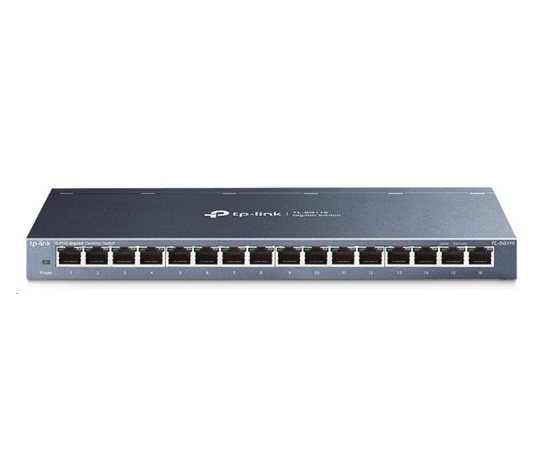 TP-Link switch TL-SG116 (16xGbE, fanless)