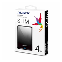 ADATA Externí HDD 4TB 2,5" USB 3.0 DashDrive HV620S, černá