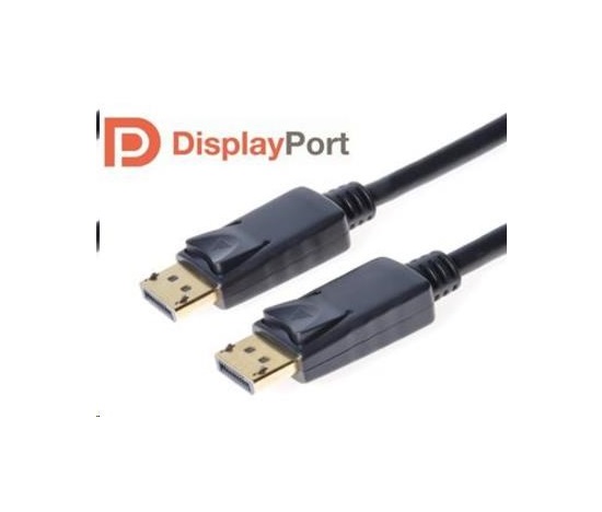 PREMIUMCORD DisplayPort 1.2 přípojný kabel M/M, zlacené konektory, 1.5m