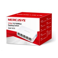 MERCUSYS switch MS105 (5x100Mb/s, fanless)